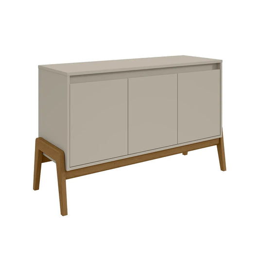 Manhattan Comfort Gales 49" Mid-Century Modern Sideboard In Off-White