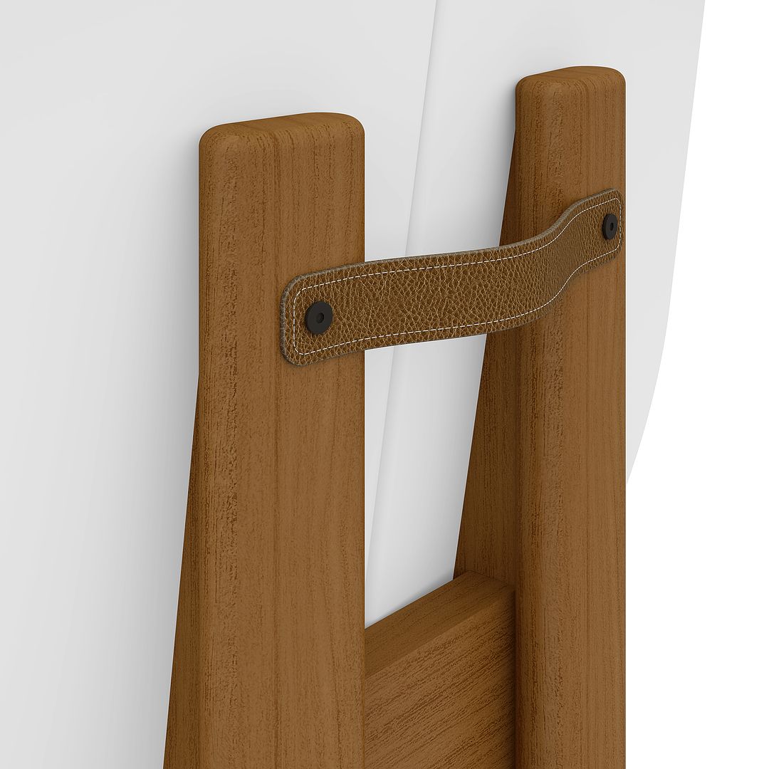 Manhattan Comfort Gales 5-Piece White Dining Set With 1 Small Rectangular Dining Table & 4 Chairs