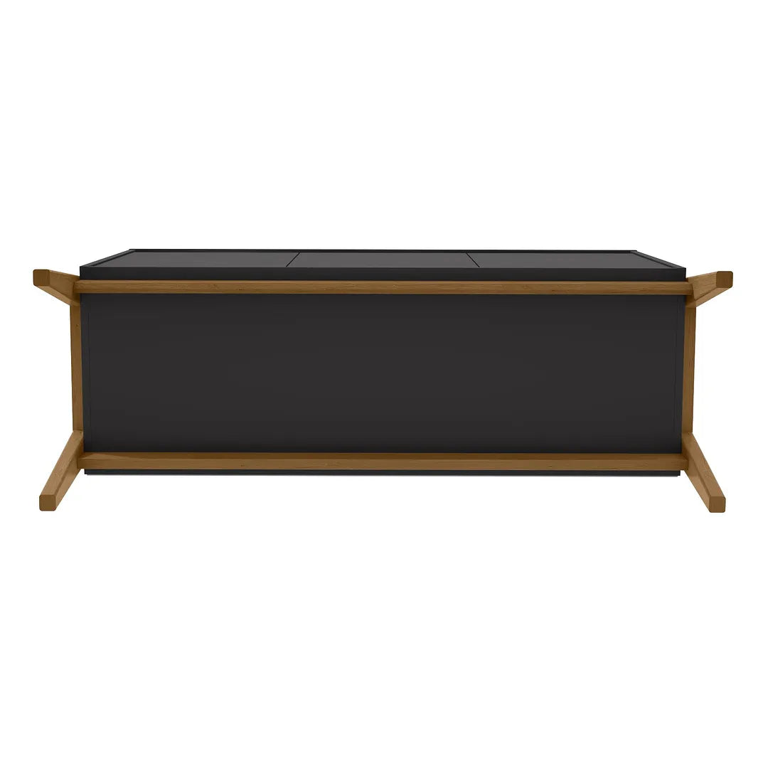 Manhattan Comfort Gales 63" Mid-Century Modern Sideboard In Black