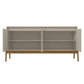 Manhattan Comfort Gales 63" Mid-Century Modern Sideboard In Off-White