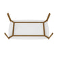 Manhattan Comfort Gales 71" Rectangular Matte White Dining Table With Solid Wooden Legs