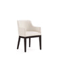 Manhattan Comfort Gansevoort Modern Faux Leather Cream Dining Chair In A Set Of 2
