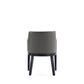 Manhattan Comfort Gansevoort Modern Faux Leather Pebble Gray Dining Chair In A Set Of 2