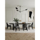 Manhattan Comfort Gansevoort Modern Faux Leather Pebble Gray Dining Chair In A Set Of 4