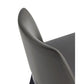 Manhattan Comfort Gansevoort Modern Faux Leather Pebble Gray Dining Chair In A Set Of 4