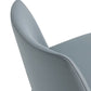 Manhattan Comfort Gansevoort Modern Faux Leather Pewter Dining Chair In A Set Of 2