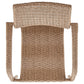Manhattan Comfort Genoa Nature Tan Weave Patio Dining Armchair In A Set Of 2