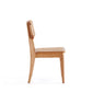 Manhattan Comfort Giverny Nature Cane Dining Chairs In A Set Of 2