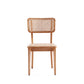 Manhattan Comfort Giverny Nature Cane Dining Chairs In A Set Of 4