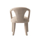 Manhattan Comfort Gold Modern Palmer Tweed Dining Armchair In A Set Of 2