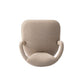 Manhattan Comfort Gold Modern Palmer Tweed Dining Armchair In A Set Of 2