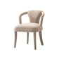 Manhattan Comfort Gold Modern Palmer Tweed Dining Armchair