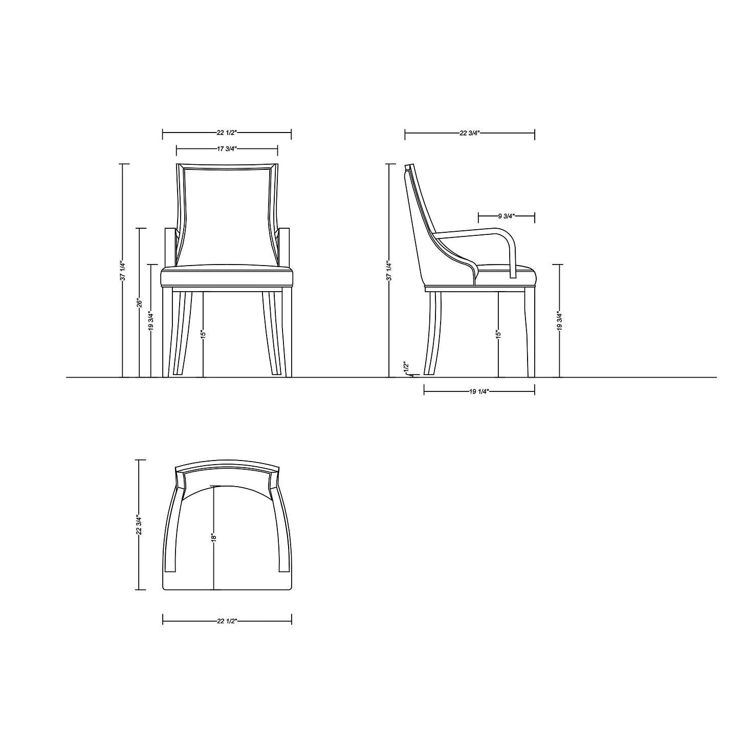 Manhattan Comfort Grand Faux Leather Dining Armchair In Light Gray