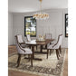 Manhattan Comfort Grand Light Gray Faux Leather Dining Chairs In A Set Of 2