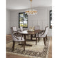 Manhattan Comfort Grand Light Gray Faux Leather Dining Chairs In A Set Of 6