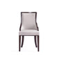 Manhattan Comfort Grand Light Gray Faux Leather Dining Chairs In A Set Of 8