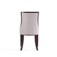 Manhattan Comfort Grand Light Gray Faux Leather Dining Chairs In A Set Of 8