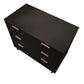 Manhattan Comfort Granville 38" Modern Standard Dresser With 3 Drawers In Black