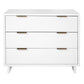 Manhattan Comfort Granville 38" Modern Standard Dresser With 3 Drawers In White