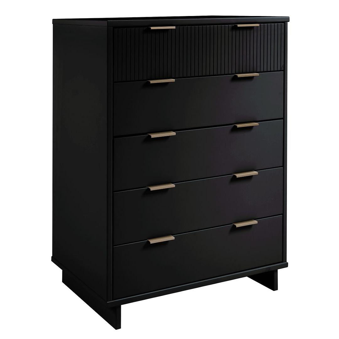 Manhattan Comfort Granville 45" Modern Tall Dresser With 5 Drawers In Kitchen Oasis Manhattan Comfort Granville 45" Modern Tall Dresser With 5 Drawers In Kitchen Oasis