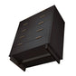 Manhattan Comfort Granville 45" Modern Tall Dresser With 5 Drawers In Dark Gray