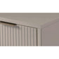 Manhattan Comfort Granville 45" Modern Tall Dresser With 5 Drawers In Light Gray