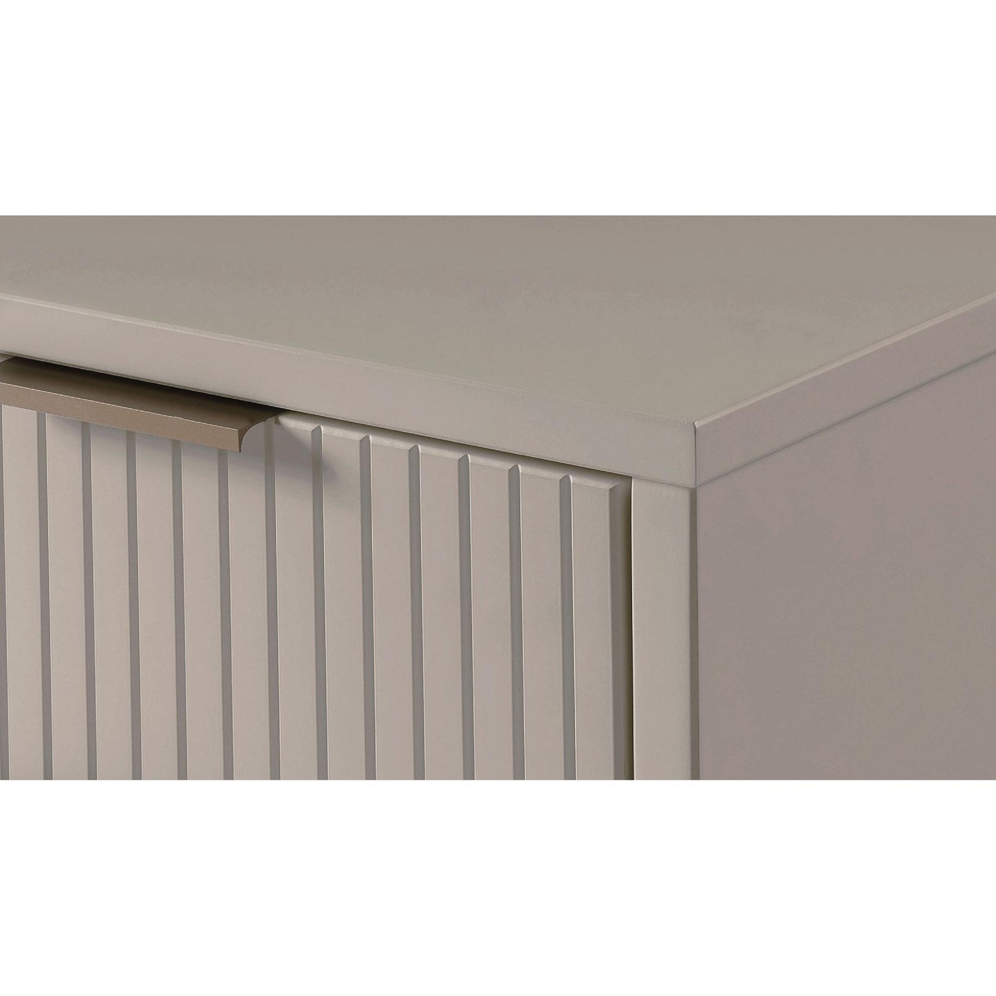 Manhattan Comfort Granville 45" Modern Tall Dresser With 5 Drawers In Light Gray
