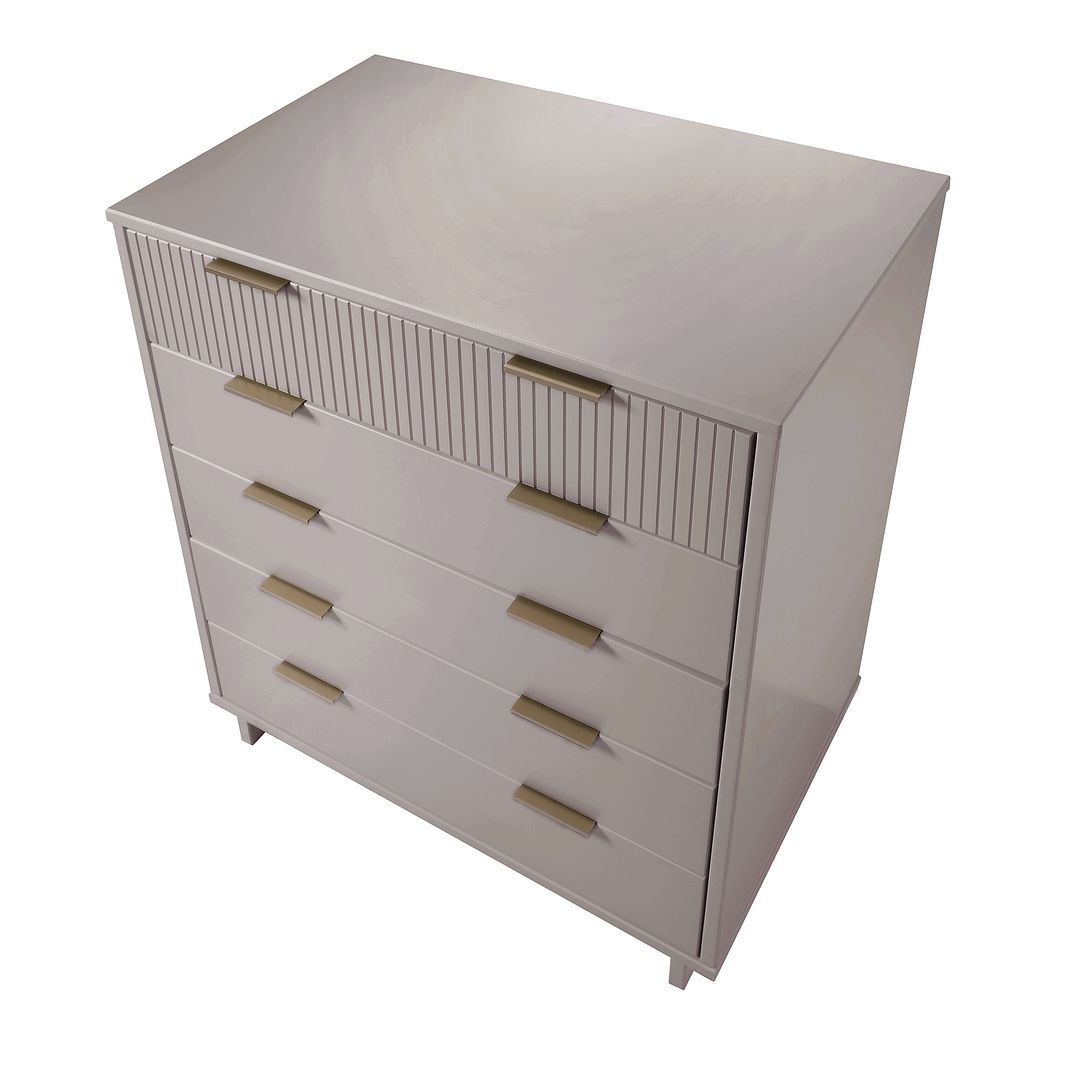 Manhattan Comfort Granville 45" Modern Tall Dresser With 5 Drawers In   Kitchen Oasis