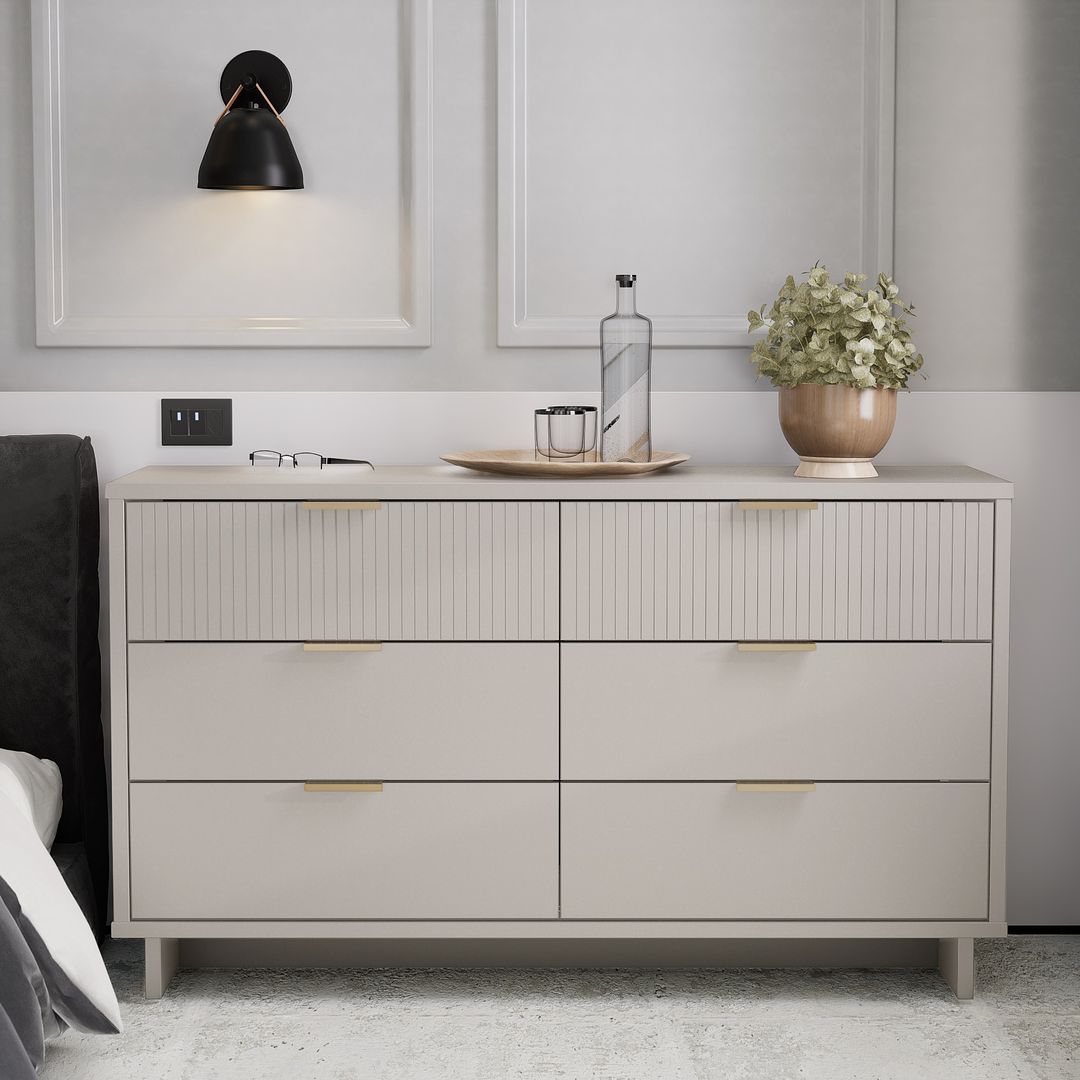 Manhattan Comfort Granville 55" Modern Double Wide Dresser With 6 Draw Kitchen Oasis Manhattan Comfort Granville 55" Modern Double Wide Dresser With 6 Draw Kitchen Oasis