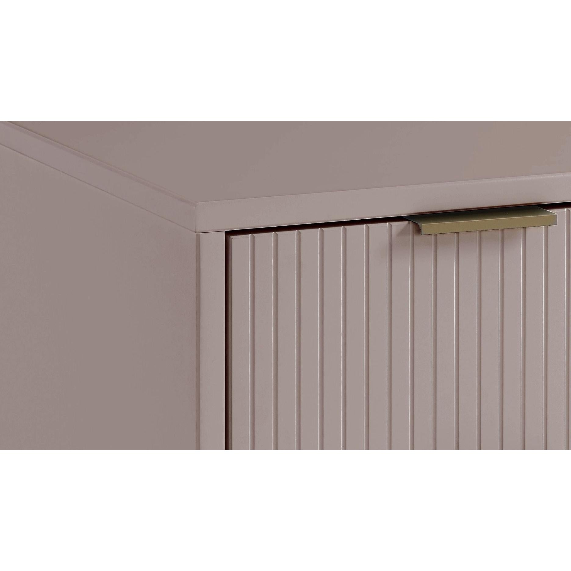 Manhattan Comfort Granville 55" Modern Double Wide Dresser With 6 Drawers In Light Gray