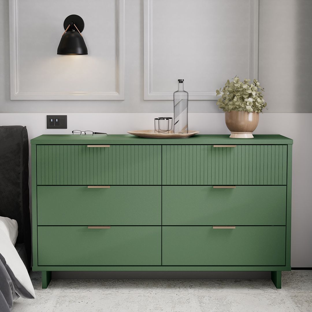 Manhattan Comfort Granville 55" Modern Double Wide Dresser With 6 Draw Kitchen Oasis Manhattan Comfort Granville 55" Modern Double Wide Dresser With 6 Draw Kitchen Oasis