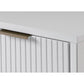 Manhattan Comfort Granville 55" Modern Double Wide Dresser With 6 Drawers In White