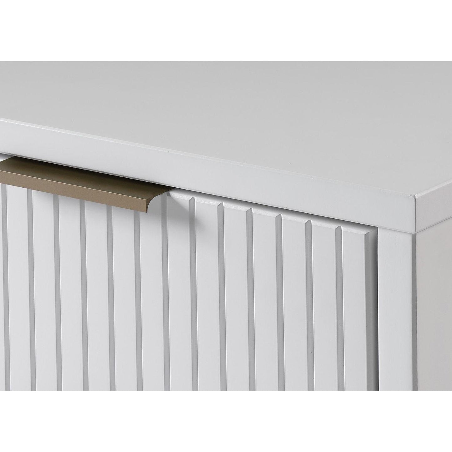 Manhattan Comfort Granville 55" Modern Double Wide Dresser With 6 Drawers In White