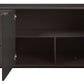 Manhattan Comfort Granville 55" Modern Sideboard With 3 Drawers In Dark Gray