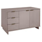 Manhattan Comfort Granville 55" Modern Sideboard With 3 Drawers In Light Gray