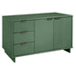 Manhattan Comfort Granville 55" Modern Sideboard With 3 Drawers In Sage Green