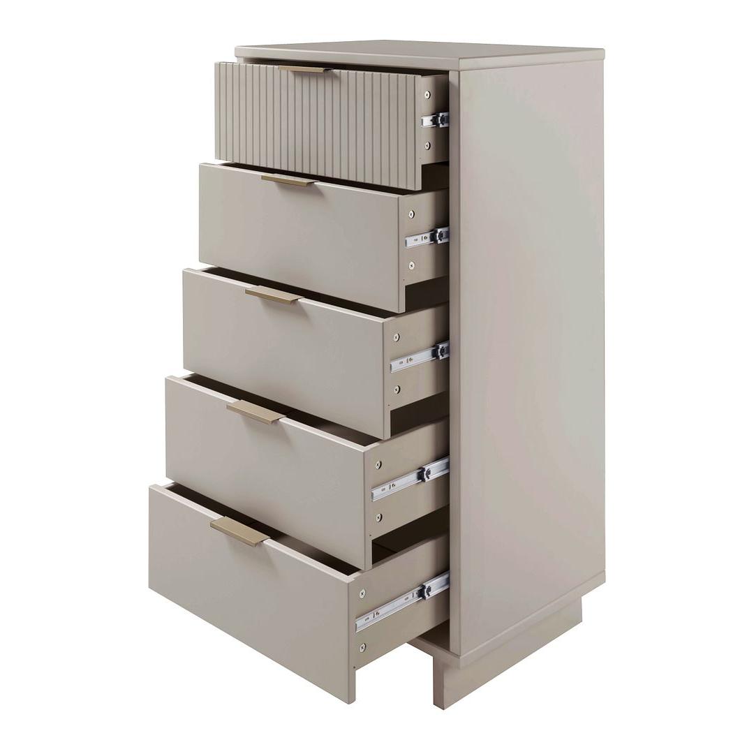modern dresser gray Manhattan Comfort Granville Tall 24" Modern Narrow Dresser With 5 Draw – Kitchen Oasis