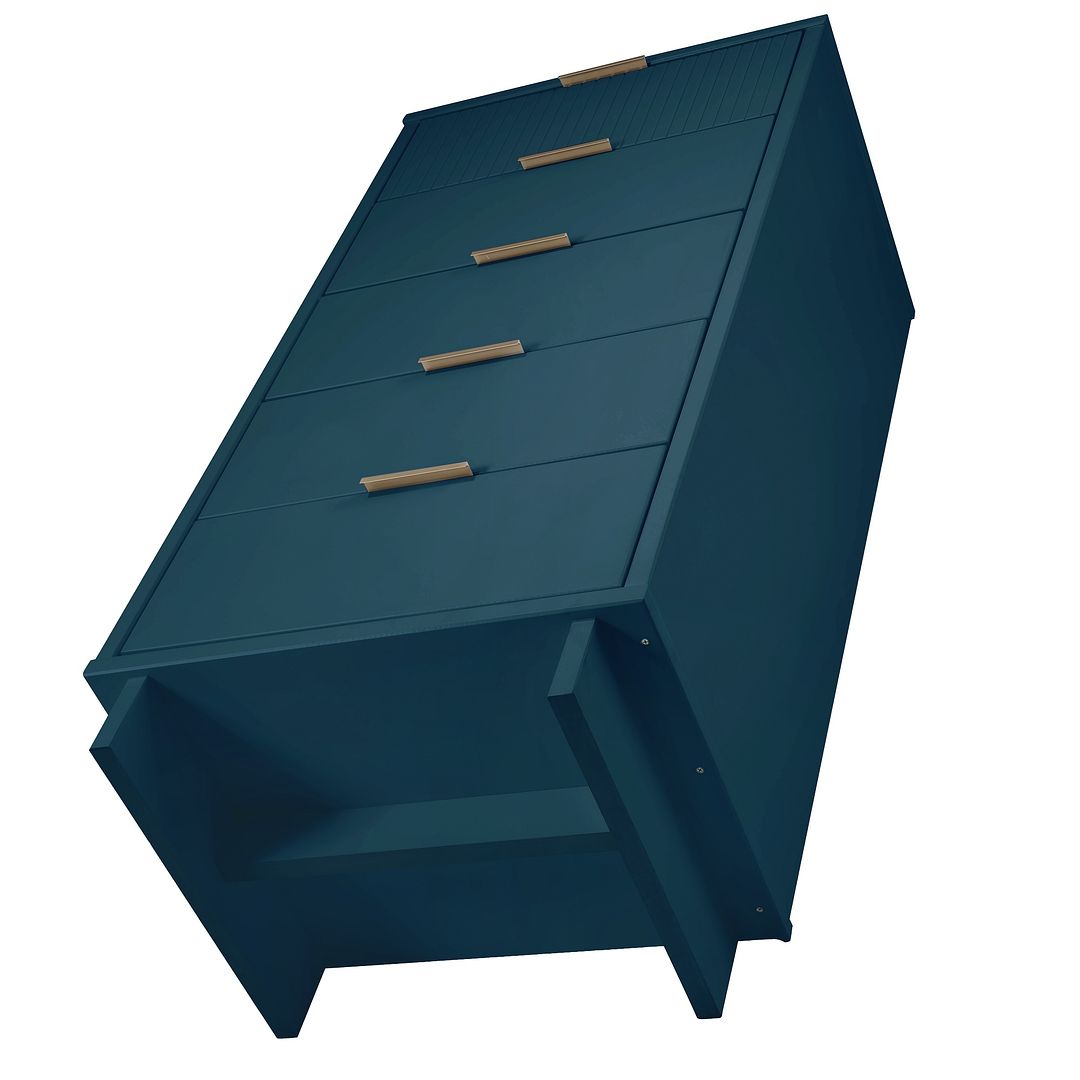Manhattan Comfort Granville Tall 24" Modern Narrow Dresser With 5 Draw Kitchen Oasis Manhattan Comfort Granville Tall 24" Modern Narrow Dresser With 5 Draw Kitchen Oasis
