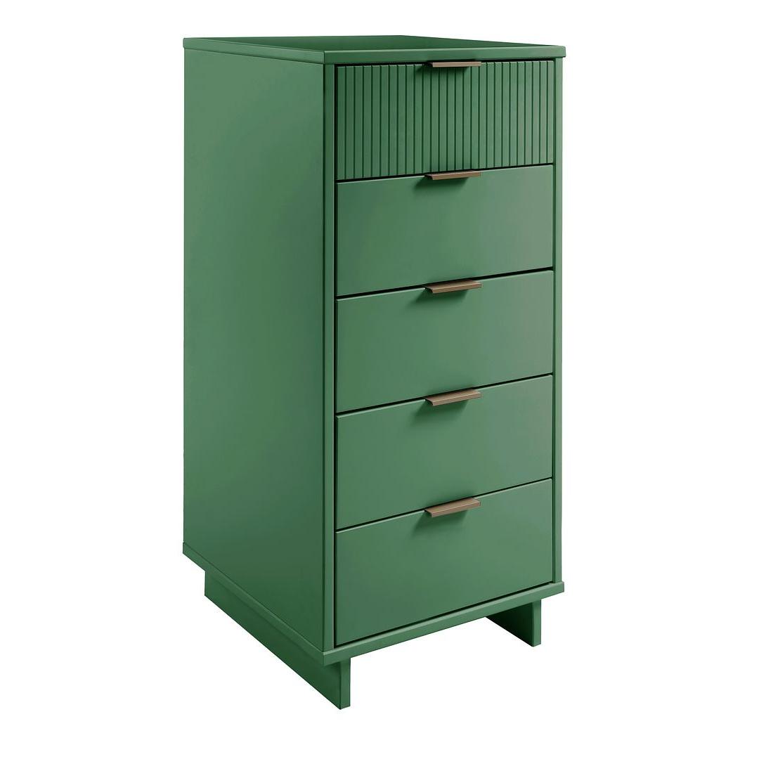 Manhattan Comfort Granville Tall 24" Modern Narrow Dresser With 5 Draw Kitchen Oasis Manhattan Comfort Granville Tall 24" Modern Narrow Dresser With 5 Draw Kitchen Oasis