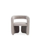 Manhattan Comfort Gray Modern Corvette Velvet Dining Chair