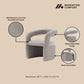 Manhattan Comfort Gray Modern Corvette Velvet Dining Chair In A Set Of 2