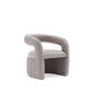 Manhattan Comfort Gray Modern Corvette Velvet Dining Chair In A Set Of 2