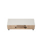 Manhattan Comfort Haley 56" Natural And Nude Mid-Century Modern TV Stand