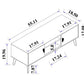 Manhattan Comfort Haley 56" Natural And Nude Mid-Century Modern TV Stand