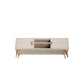 Manhattan Comfort Haley 56" White Mid-Century Modern TV Stand