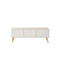Manhattan Comfort Haley 56" White Mid-Century Modern TV Stand