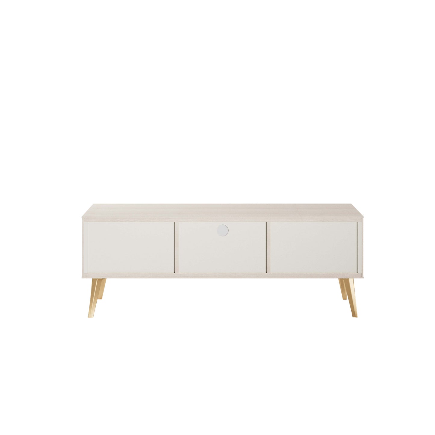 Manhattan Comfort Haley 56" White Mid-Century Modern TV Stand