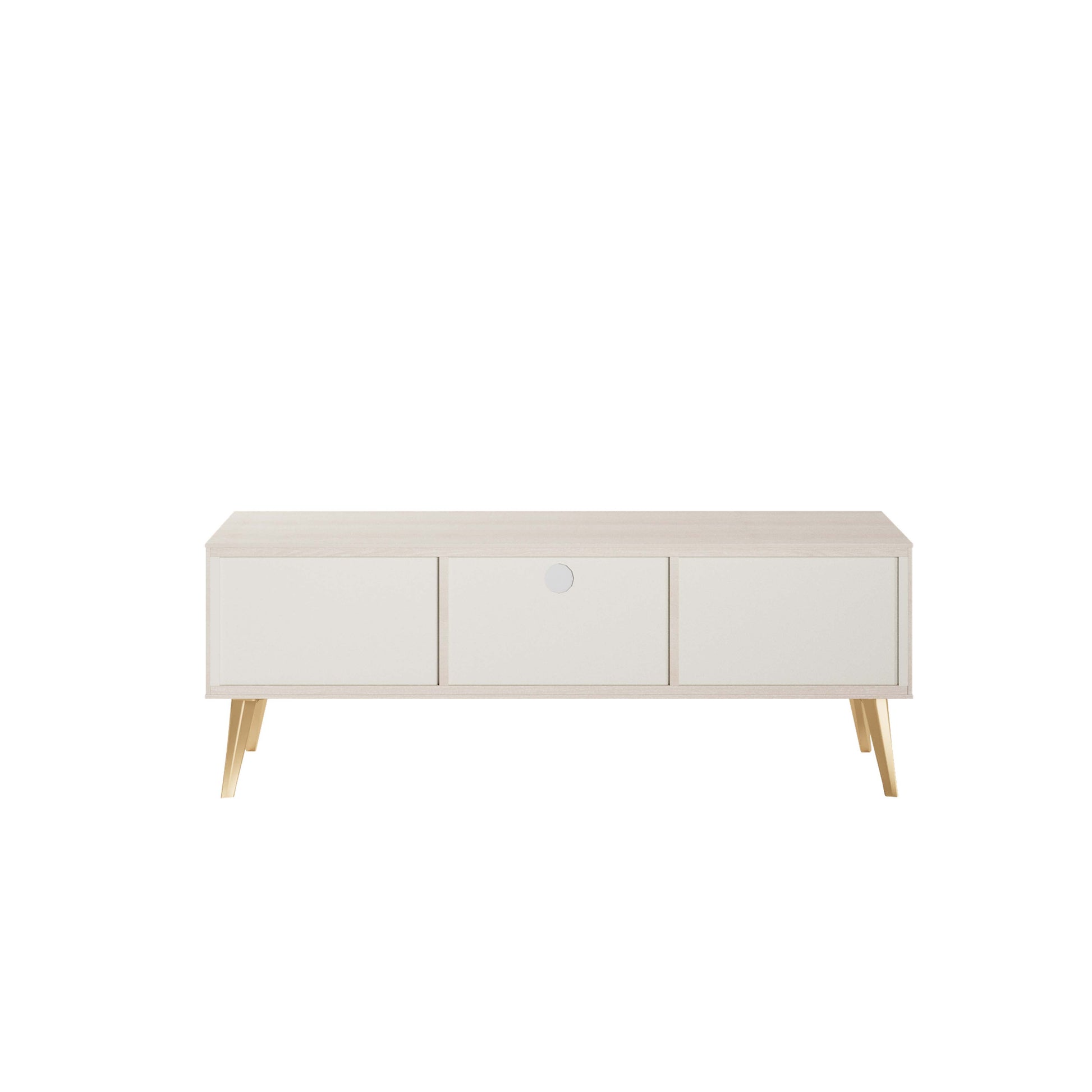Manhattan Comfort Haley 56" White Mid-Century Modern TV Stand