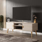 Manhattan Comfort Haley 56" White Mid-Century Modern TV Stand