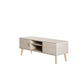 Manhattan Comfort Haley 56" White Mid-Century Modern TV Stand